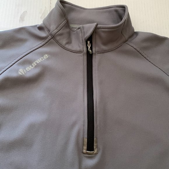 Sunice Winstopper Hurricane Mens Gray/Black 1/4 Zip Golf Pullover Jacket Sz Sm - Picture 5 of 11